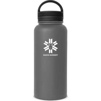 Snow Monkey Termoska Traveler sivá 1 l