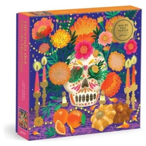 Galison Ofrenda del Dia de Muertos 500 Piece Foil Puzzle | Galison