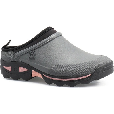 ROUCHETTE CLEAN LADY CLOGS Sivá Čierna Ružová