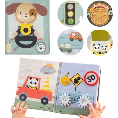 Taf Toys Knižka s aktivitami Tiny Traveler Busy Book