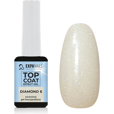 Expa nails expanails uv led gel top coat effect diamond 6 11 ml