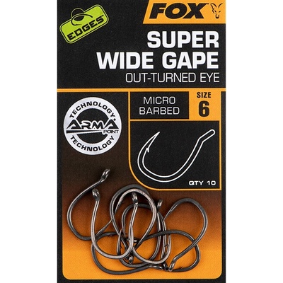 Fox Edges Armapoint Super Wide Gape Outturned Eye vel.8 10 ks