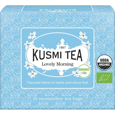 Kusmi Tea Зелен чай Lovely Morning в муселинови торбички 20 бр (21684A1120)