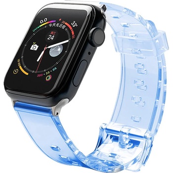 HQWear Резервна силиконова каишка HQWear за Apple Watch 6/5/4/3/2 (44mm / 42mm), Син (KXG0021974)