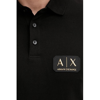Giorgio Armani Памучна тениска с яка Armani Exchange (XM002231.AF10366)