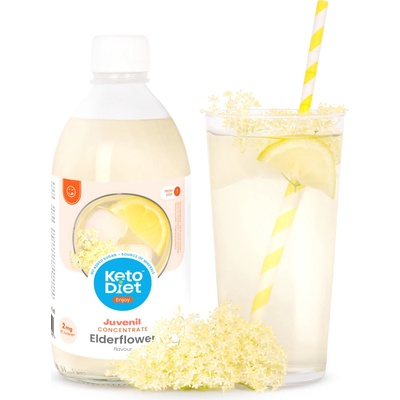 KetoDiet Nápojový koncentrát s Juvenilem bezinka 0,5 l