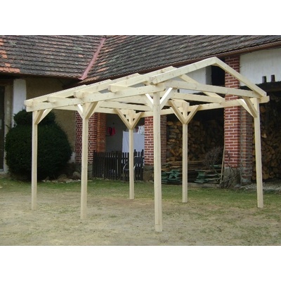 Přístřešek 100 dřevěný 500 x 300 x 260 cm