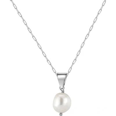 DELIS Сребро 925, jw1537, модел с перли, родиево покритие (jw1537)