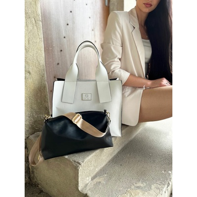 Grosso Biela kabelka na rameno 2v1 GS-11B014-white