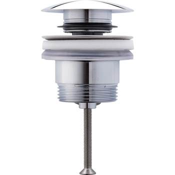 Duravit 50521000 - Изпускателен вентил за умивалник с push-open механизъм, Ø 6, 3 см, лъскав хром (DA0127)