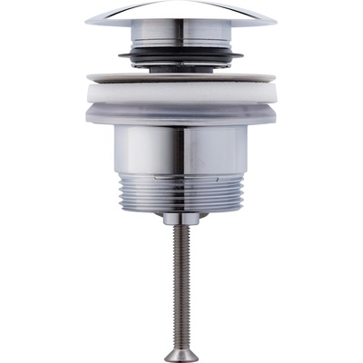 Duravit 50521000 - Изпускателен вентил за умивалник с push-open механизъм, Ø 6, 3 см, лъскав хром (DA0127)