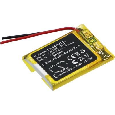 Cameron Sino Батерия за Garmin Forerunner 245, Forerunner 245 Music, 170 mAh, Li-Pol (CS-GRF245SL)