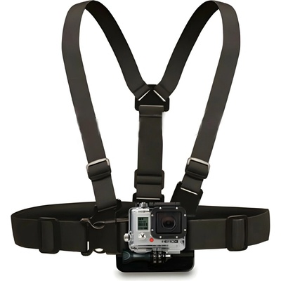 Techsuit Hudný popruh - pre GoPro / SJCAM / Xiaomi Yi Camera - Čierna KP27236