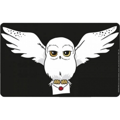 CurePink Podložka na jídelní stůl Harry Potter Hedvika Dopis 23x14cm