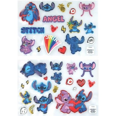 Lilo & Stitch: Stitch a Angel 3D samolepky