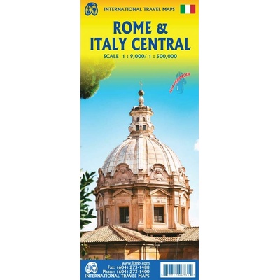 plán Rome 1:10 t., Italy central 1: 535 t. voděodolný ITM