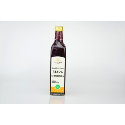 Natural Jihlava Borůvková šťáva s dužinou 0,5 l