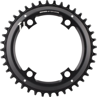 Převodník SRAM X-SYNC 40T 11sp. Apex1 Asymmetric 110BCD AlumBlack BB30 nebo GXP – Zboží Dáma