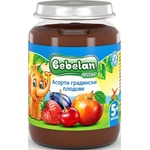 Bebelan Плодово пюре Bebelan Puree - Асорти градински плод, 190 g (3860) - ozone