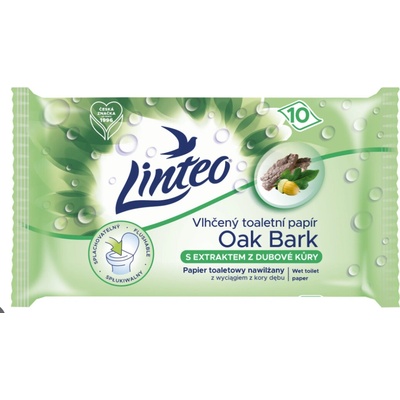 Linteo Satin vlhčený s dubovou kůrou 10 ks – Zboží Dáma