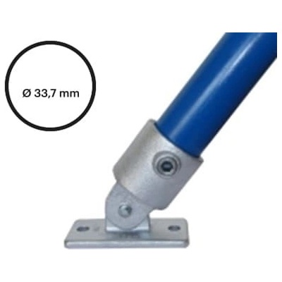 Konstrukční fitinka, spojka ocelových trubek pr. 33,7 mm – komplet kloubového úchytu 169-B34