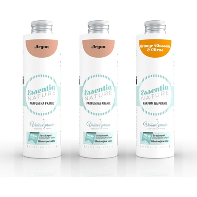 Essentia sada Parfém na praní 2 x Argan + 1 x Orange Blossom & Citrus 3 x 250 ml