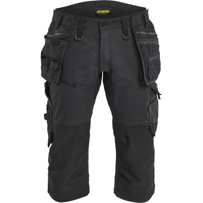 Blåkläder AB 1977 STRIKER pracovní nohavice pro řemeslníky pod kolena Black/Black