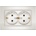 Panasonic КОНТАКТ ДВОЕН VIKO LIn Life 90403056 ПЕРЛЕН (90403056)