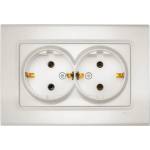 Panasonic КОНТАКТ ДВОЕН VIKO LIn Life 90403056 ПЕРЛЕН (90403056)