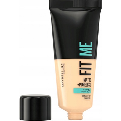 Maybelline Fit Me! Matte & Poreless Make-Up - Zjednocujúci make-up s matujúcim efektom 101 True Ivory 30 ml