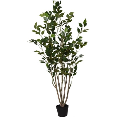 Umelý kaučukovník ALBERO, plast, výška 125 cm, zelená