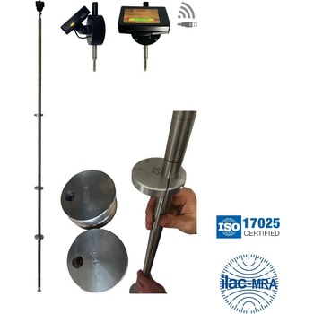 MIROTECH Голям дуломер за измерване на диаметрите на полетата и каналите с калибър Microtech Computerized, 60, Wireless+USB, 138006007, 59.3-60.7 mm, 0.0001 mm, 1200 mm (138006007)