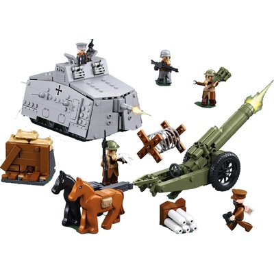 Sluban B1295 Tank WWI 47Vs – Zboží Dáma