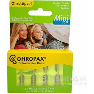 OHROPAX Mini SOFT Ušné vložky 10 kusov