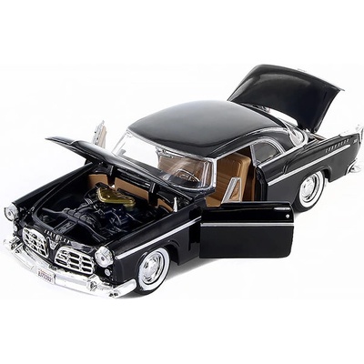 Chrysler C300 1955 černá 1:24 - MOTORMAX