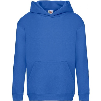 Fruit of the Loom mikina Classic Kids Hooded Sweat královská modrá