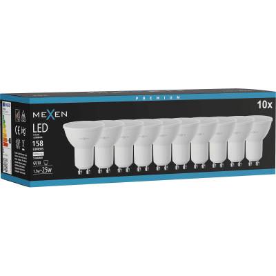 Mexen Nova 10x LED крушка GU10, 1, 5W, Неутрална - 4000K, 158 lm - L107-GU10-0140-01x10 (L107-GU10-0140-01x10)