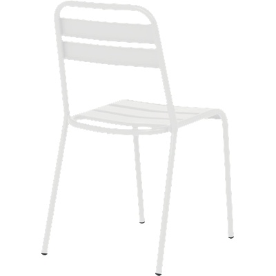 Carmen Метален градински стол aba - бял (3535106)