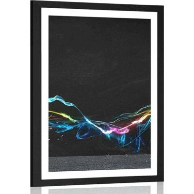 Plakát s paspartou moderní abstrakce - 40x60 no frame
