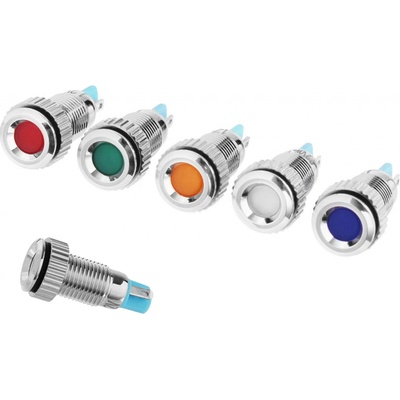 Onpira Signální kontrolka 12 V Ø 8 mm 12 mm 16 mm LED 8 mm, Zelená