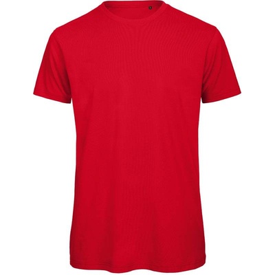 B&C Inspire T men pánske tričko Medium Fit červené