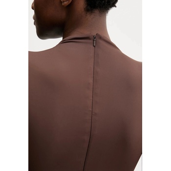 Bardot Рокля Bardot в кафяво дълга с кройка по тялото 59948DB (59948DB)