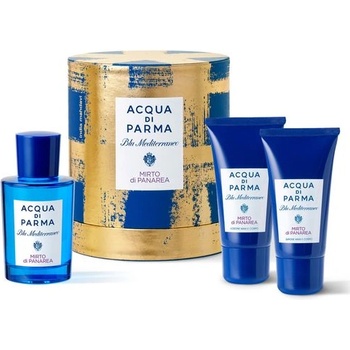 Acqua Di Parma Blu Mediterraneo Mirto di Panarea EDT 100 + Body Lotion 75 + Shower Gel 75 унисекс