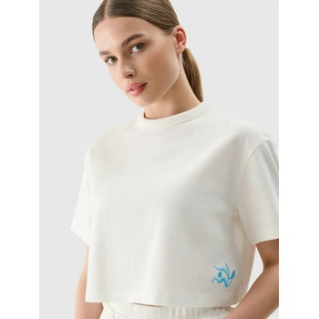 4F Дамска риза с изрязани краища 4F 4F | Byal | ЖЕНИ | XS