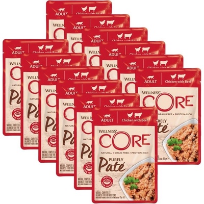 Wellness Core Purely Paté beef & chicken 12 x 85 g