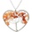 HARAHU Колие Tree Heart - Оранжева KP28415
