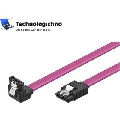 VCOM Кабел SATA W/Lock Right Angle CH302R - 0.45m (CH302R-0.45)