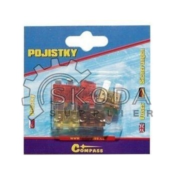 COMPASS Pojistky nožové 10 ks 07522