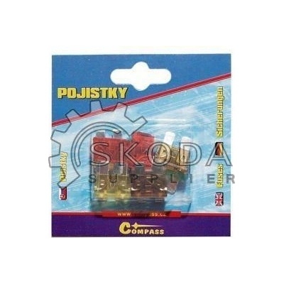 COMPASS Pojistky nožové 10 ks 07522