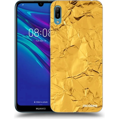 Púzdro Picasee silikónové Huawei Y6 2019 - Gold čiré